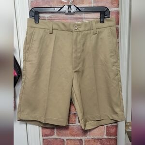 Men's amazon essentials size 30 waist khaki tan slash front pockets. Back pocket